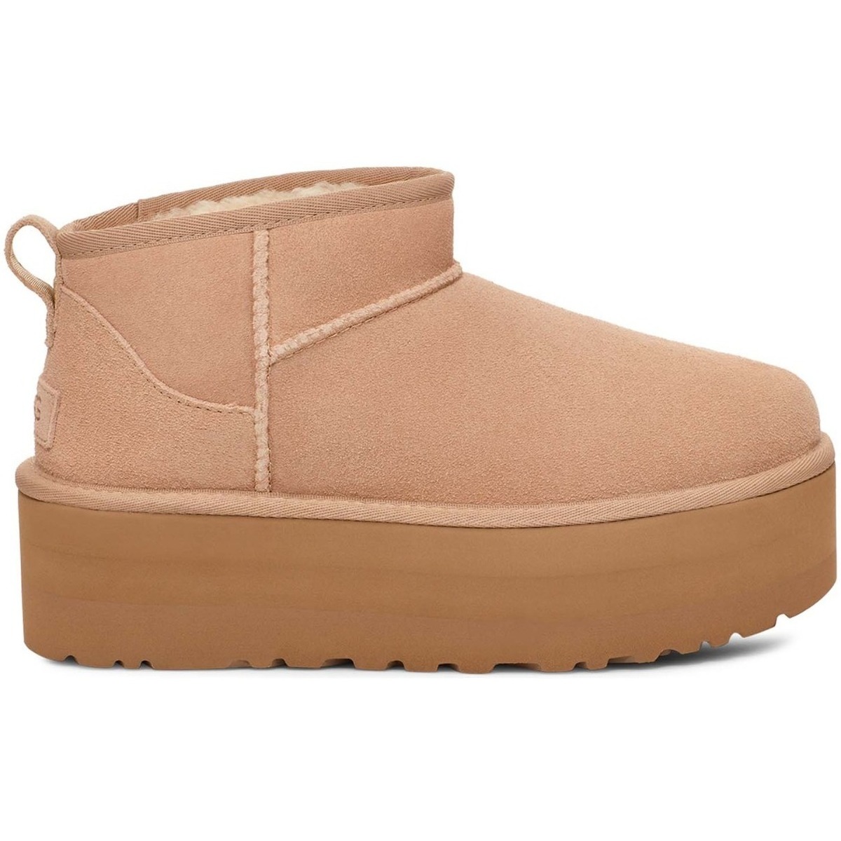 Schuhe Damen Klassische Stiefel UGG 1135092-CLASSIC-ULTRA-PLAT Beige