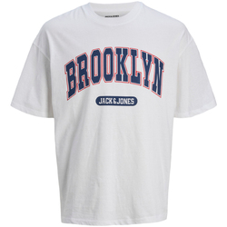 Kleidung Herren T-Shirts & Poloshirts Jack & Jones 12269982 Weiss