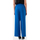 Kleidung Damen Hosen Just Like You Sax Blaue Damenhose mit weitem Bein Blau