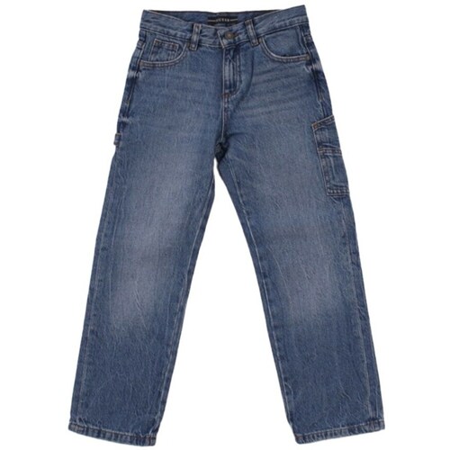 Kleidung Jungen 5-Pocket-Hosen Guess L4YA11 D5D70 Blau