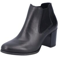 Schuhe Damen Stiefel Rieker Stiefeletten HWK Stiefel 50194-00 Schwarz