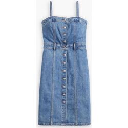 Kleidung Damen Kleider Levi's 0002S 0000 - BUSTIER DRESS-DREAMING OF BLUE Blau
