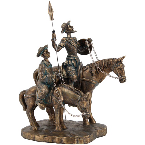 Home Statuetten und Figuren Signes Grimalt Don Quijote Und Sancho Pansa Grau