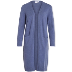 Kleidung Damen Mäntel Vila Noos Ril Long Cardigan - Bijou Blue Blau