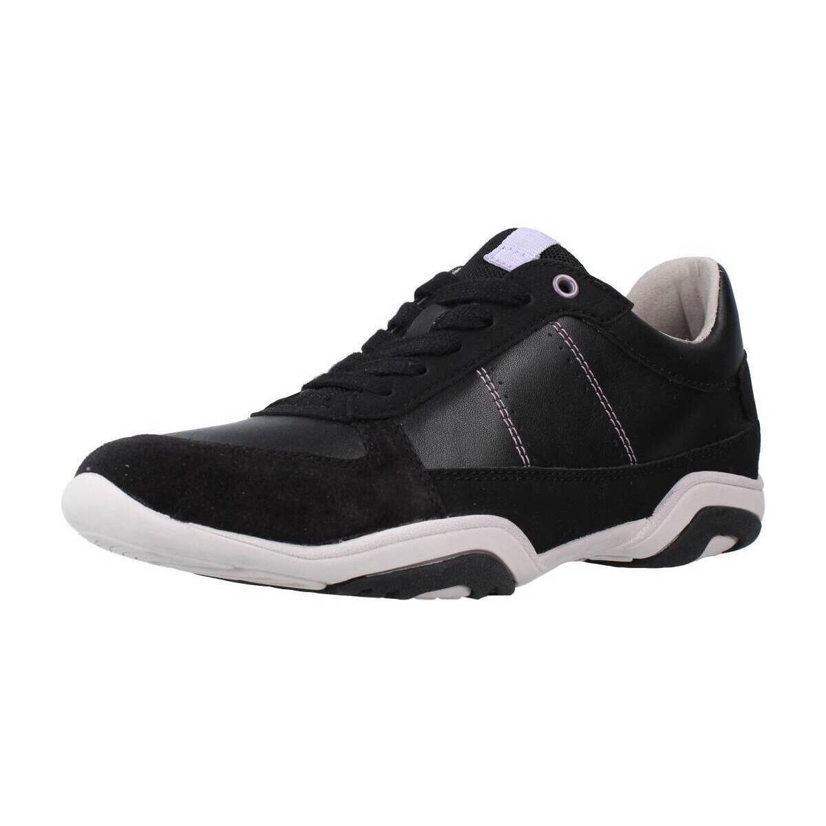 Schuhe Damen Sneaker Geox D ARROW Schwarz