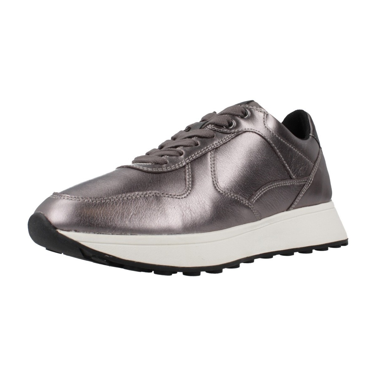Schuhe Damen Sneaker Geox D AMABEL Grau