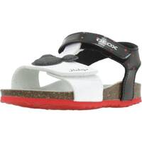 Schuhe Mädchen Sandalen / Sandaletten Geox B SANDAL CHALKI GIRL Weiss