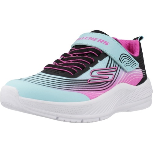 Schuhe Mädchen Sneaker Skechers MICROSPEC ADVANCE Blau