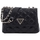 Taschen Damen Handtasche Guess GIULLY MINI 2 COMP CNVRTBL FLP Schwarz