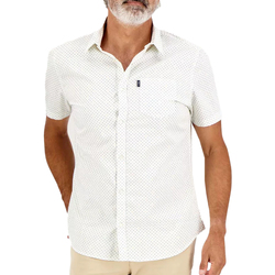 Kleidung Herren Kurzärmelige Hemden TBS LOUIECHA14442 Weiss