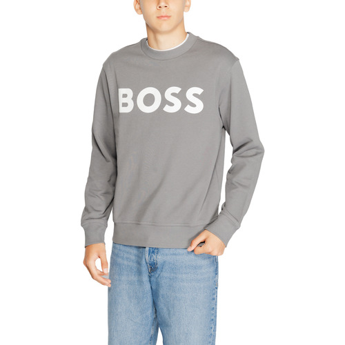 BOSS JERSEY WE BASIC CREW 50487133 Grau