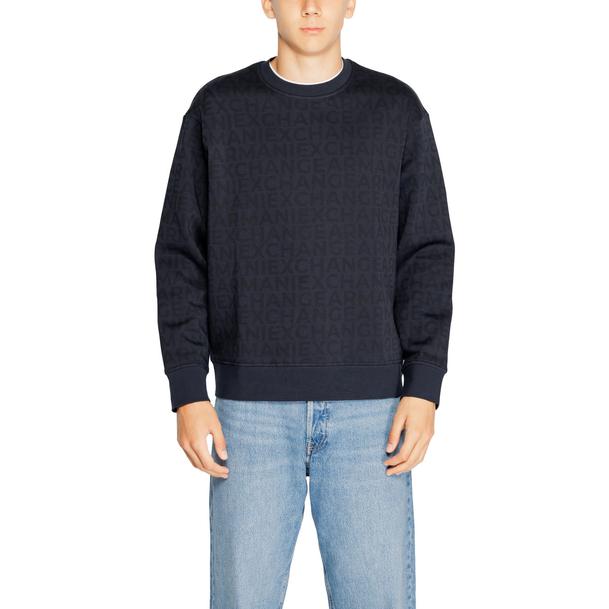 Kleidung Herren Sweatshirts EAX 6DZMJK ZJZGZ Blau