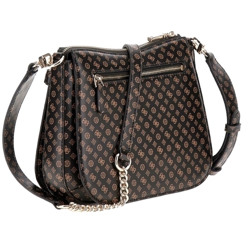 Guess ARLENA LOGO CROSSBODY HOBO  MOCHA LOGO HWPS93 36040 Braun