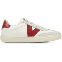 Schuhe Damen Sneaker Victoria Berlin Piel Contraste Weiss