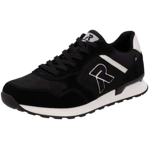 Schuhe Herren Sneaker Rieker HWK Halbschuhe U0309-00 Schwarz
