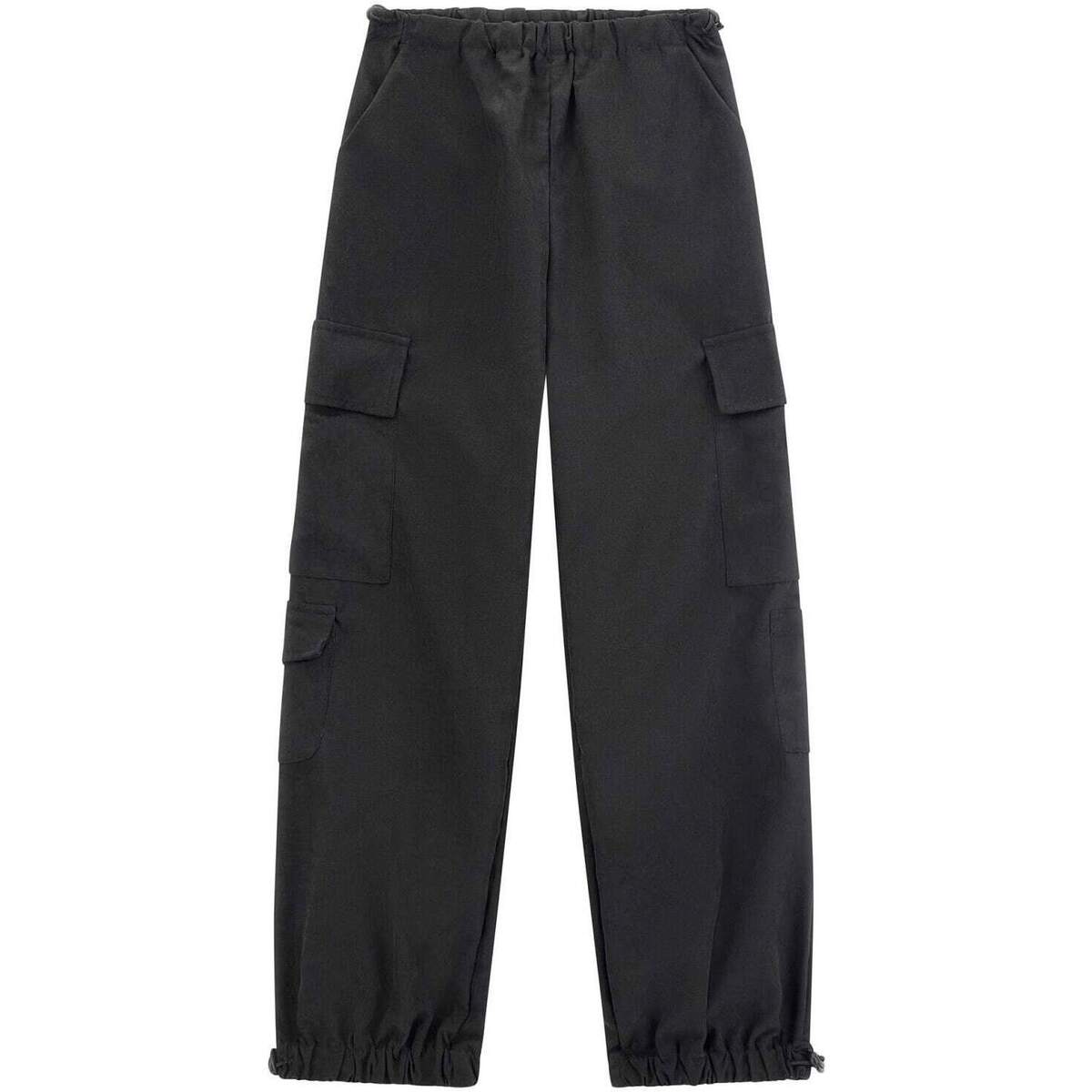 Kleidung Mädchen Cargo Hosen Guess J4YB02WFJW0 Schwarz