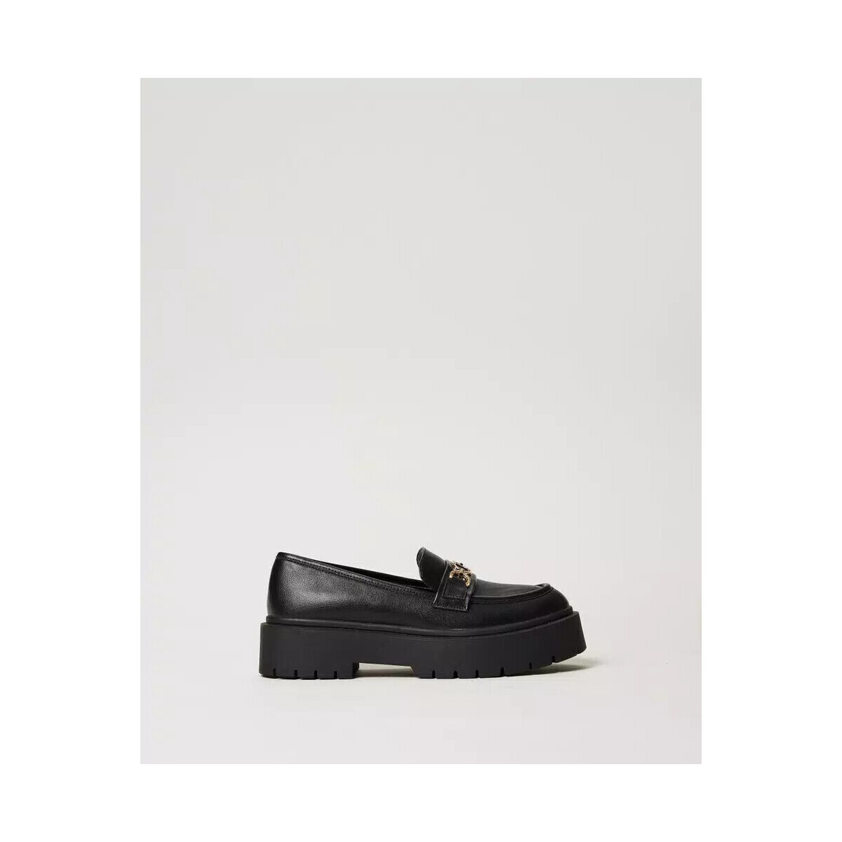Schuhe Damen Slipper Twin Set MOCASSINI CON MORSETTO OVAL T Art. 242TCP060 