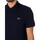 Kleidung Herren Polohemden Lacoste Poloshirt aus Baumwollmischung in normaler Passform Blau