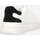 Schuhe Damen Sneaker High Guess FLJELB-LEA12-WHBLK Weiss