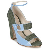 Schuhe Damen Sandalen / Sandaletten John Galliano A54250 Blau / Grün