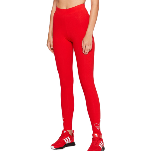 Kleidung Damen Leggings adidas Originals HK5169 Rot