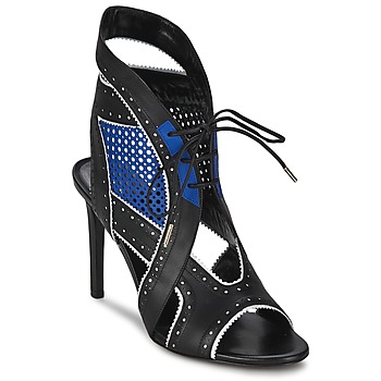 Schuhe Damen Sandalen / Sandaletten Roberto Cavalli XPS254-PZ448 Schwarz / Blau