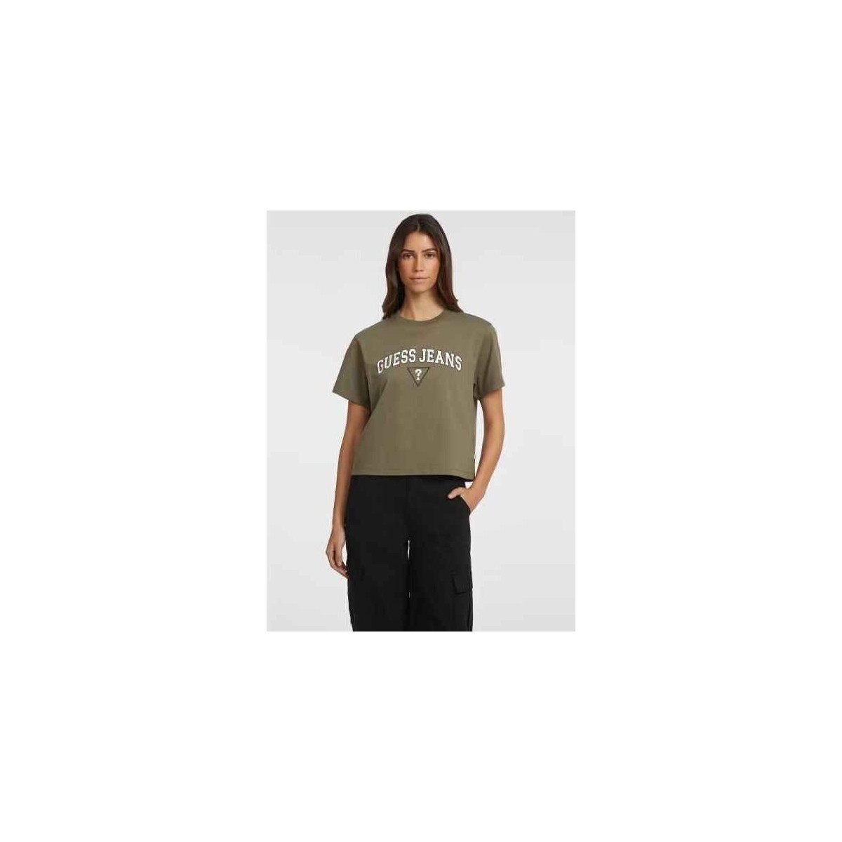 Kleidung Damen T-Shirts & Poloshirts Guess W4YI06 K8HM0-G8EV Grün
