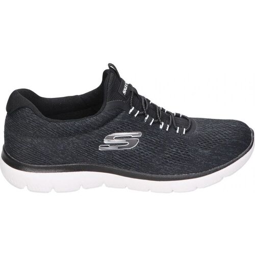 Schuhe Damen Multisportschuhe Skechers 150113-BKW Schwarz
