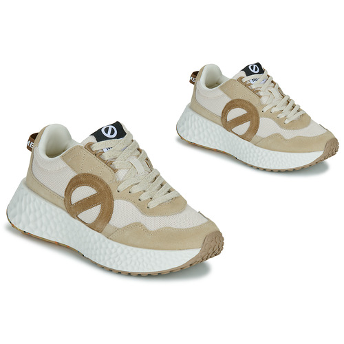 Schuhe Damen Sneaker Low No Name CARTER JOGGER W Beige