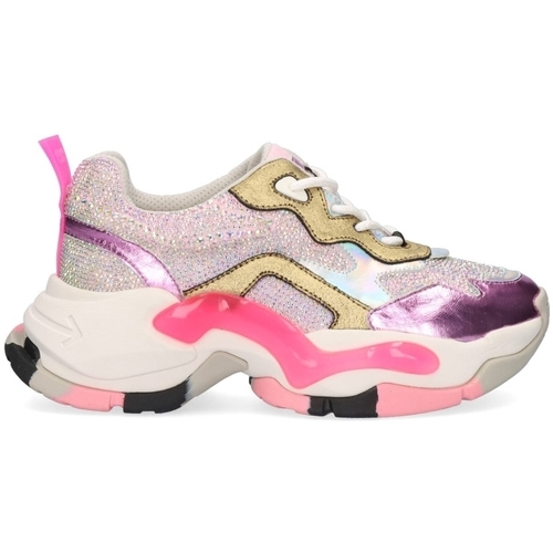 Schuhe Damen Sneaker Exé Shoes EXÉ Sneakers 901-5 - Purple/Gold Multicolor