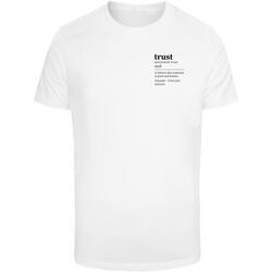 Kleidung Herren T-Shirts Mister Tee T-shirt  Trust Definition Weiss
