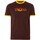 Kleidung Herren T-Shirts Trojan Ringer-T-Shirt mit Logo Braun