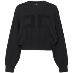 Kleidung Damen Sweatshirts Elisabetta Franchi MK76Q46E2 Schwarz