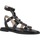 Schuhe Damen Sandalen / Sandaletten Wonders A7931 Schwarz
