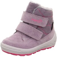 Schuhe Mädchen Stiefel Superfit Klettstiefel Stiefelette Leder GROOVY 1-106314-8500 8500 Violett