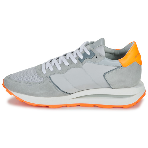 Philippe Model TROPEZ HAUTE LOW MAN Grau / Orange