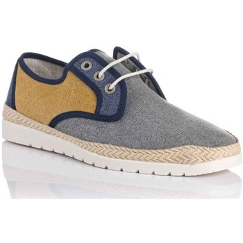 Schuhe Herren Leinen-Pantoletten mit gefloch Mediterranea 33 Grau