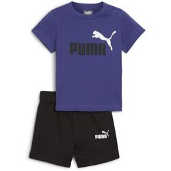 Kleidung Kinder Kleider & Outfits Puma Ensemble t-shirt et short bébé  Minicats Blau
