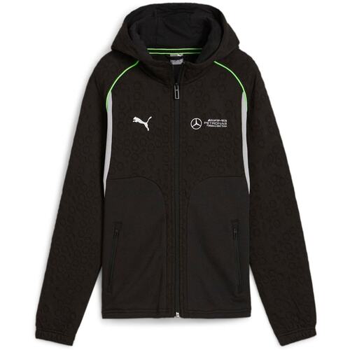 Kleidung Kinder Sweatshirts Puma Sweatshirt à capuche enfant  Mercedes-AMG Petronas F1® Schwarz
