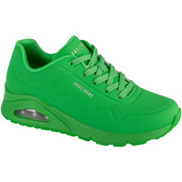 Schuhe Damen Sneaker Low Skechers Uno-Stand on Air Grün