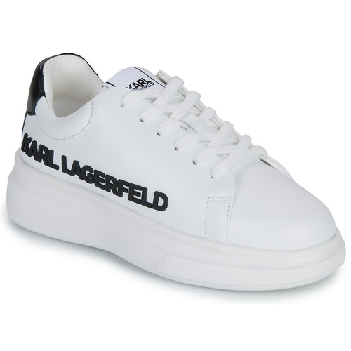 Schuhe Kinder Sneaker Low Karl Lagerfeld Z30381 Weiss / Schwarz