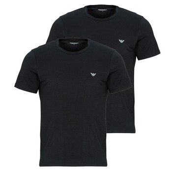 Kleidung Herren T-Shirts Emporio Armani ENDURANCE 2 P CNECK Schwarz / Schwarz