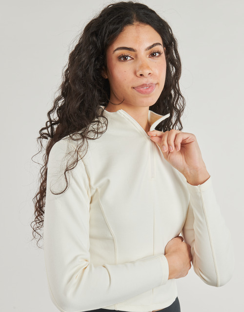 Converse HALF-ZIP MOCK NECK LONG SLEEVE TOP Weiss