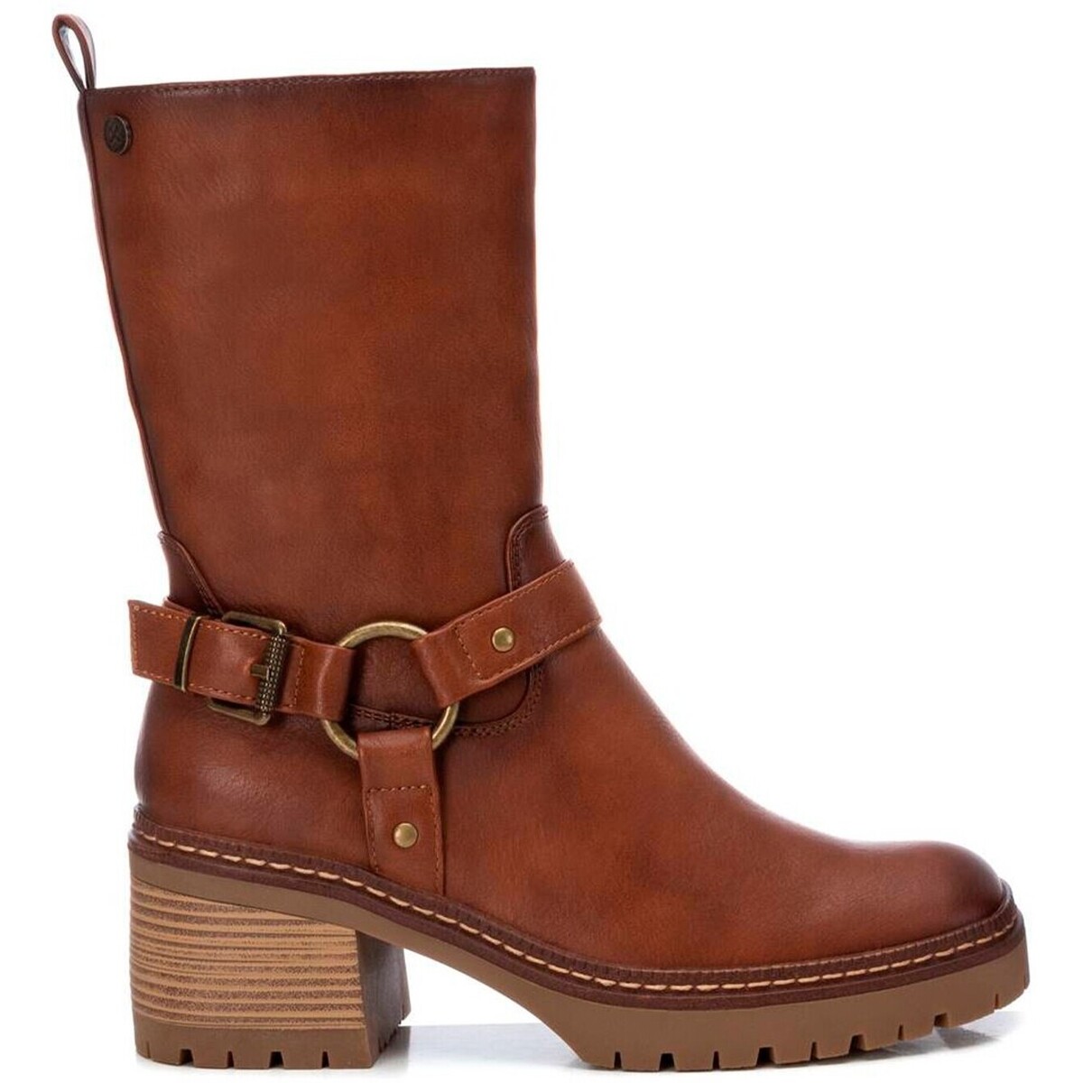 Schuhe Damen Low Boots Xti 34794 Beige