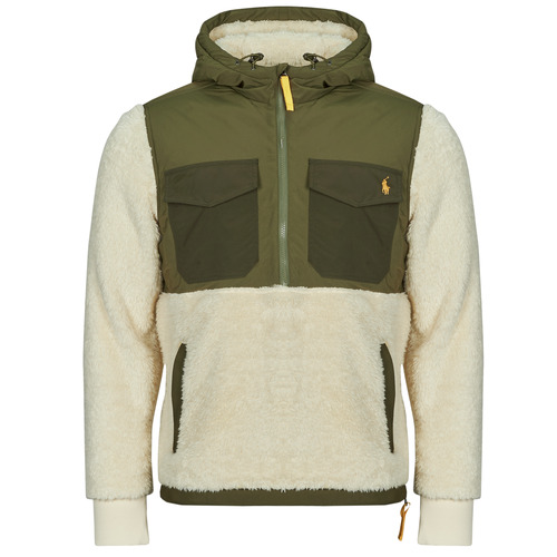Kleidung Herren Fleecepullover Polo Ralph Lauren POLAIRE BI MATIERE Beige / Kaki / Creme