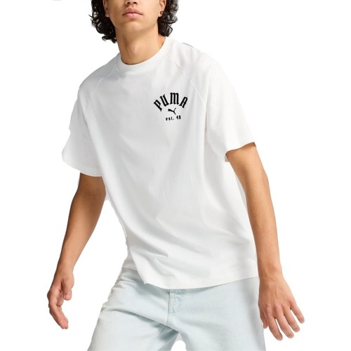 Puma CLASSICS RELAXED GRAPHIC T Weiss