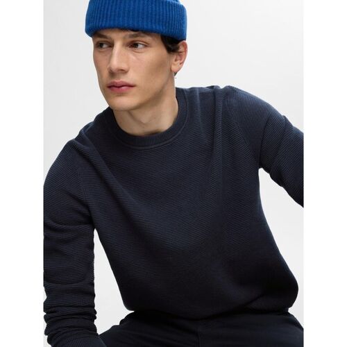 Selected 16094385 ROSS-DARK SAPPHIRE Blau