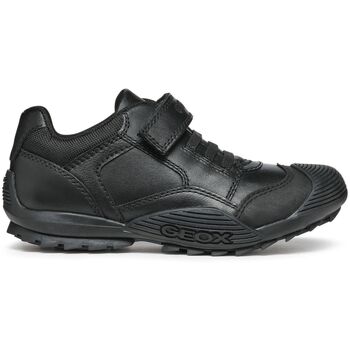 Schuhe Jungen Sneaker Geox Baskets enfant  Savage Schwarz