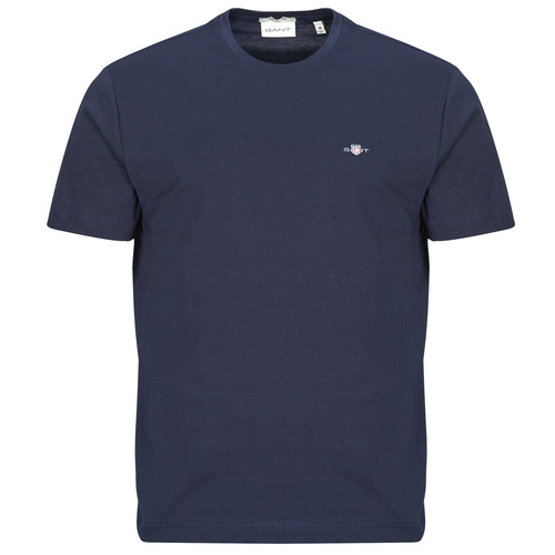 Kleidung Herren T-Shirts Gant REG SHIELD SS T-SHIRT Marine