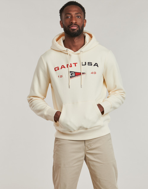 Gant GRAPHIC SWEAT HOODIE Weiss